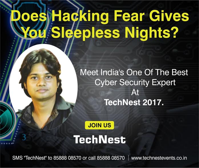 TechNest3's tweet image. Join #Technest on 7th May  2017. technestevents.co.in 
@apoorv_iitd @NoidaMoms #cybersecurity #cybercrime #CyberSec #cyberattacks