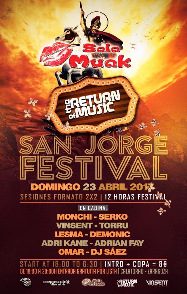 adrianfay's tweet photo. Con ganas que llegue el próximo domingo 23, 2x2=12h de festival. San Jorge festival en sala muak. #yoquieroturron https://t.co/jQVqaB6QV5