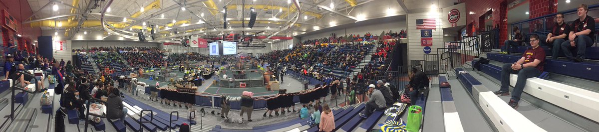 TEAM3534's tweet photo. Greetings from 3 Largest FRC Event! FIM! #firstmichigan #omgrobots @DavisonSchools @DTV_Official @skenkel_1 #FRCMichiganStateChamps https://t.co/Jk6Q0AF8Ug