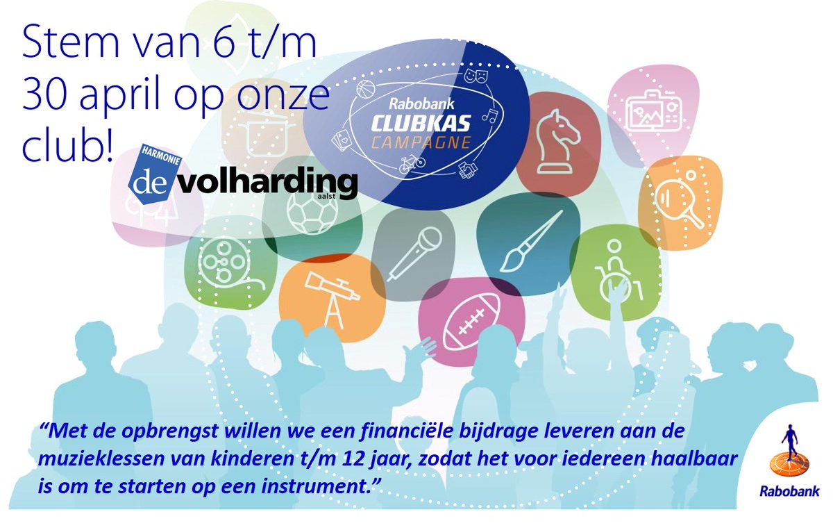 H_DeVolharding's tweet photo. Wij vinden dat muziekles voor ieder kind mogelijk moet zijn!
Heb jij een code van Rabobank De Kempen, stem je dan op ons?
#raboclubkas https://t.co/xahdsGzY1s