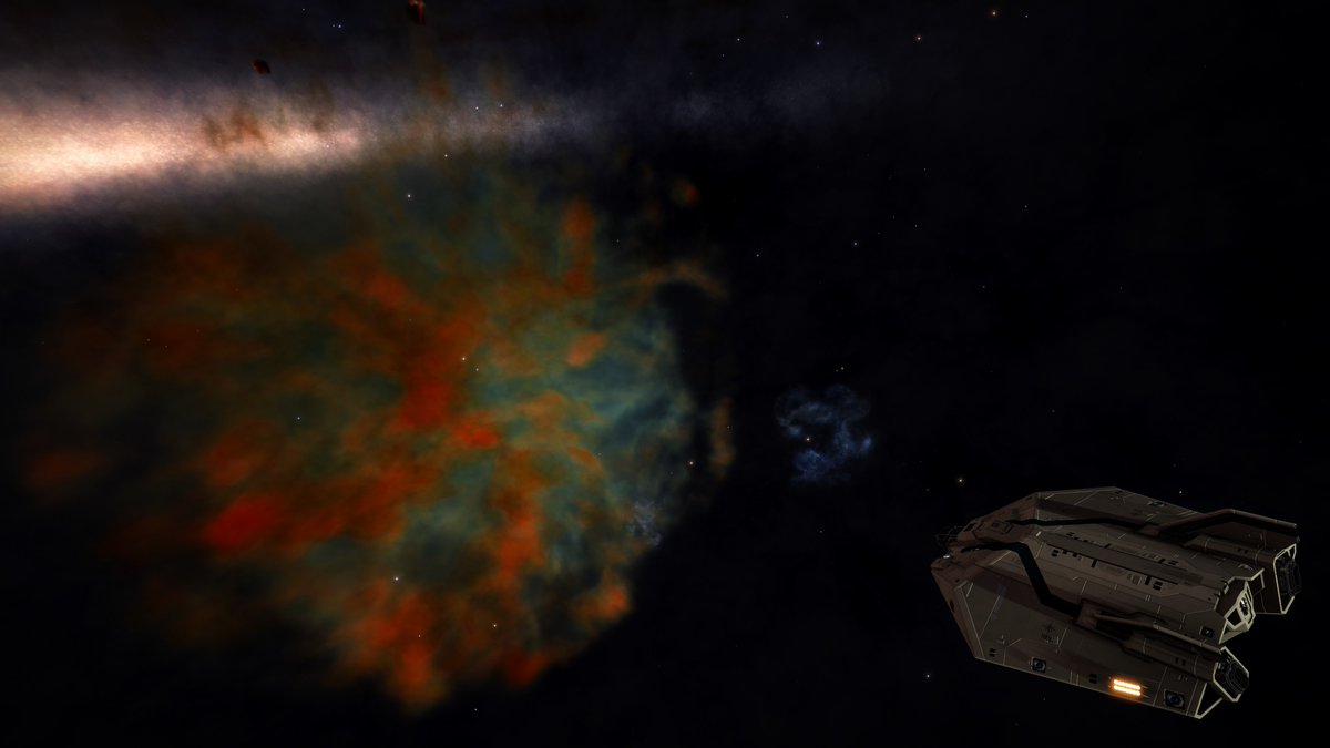 ozric42's tweet photo. Welcome to the Crab Nebula #EliteDangerous #PostcardsFromTheCosmos @EliteDangerous https://t.co/wQZn1JmGVy
