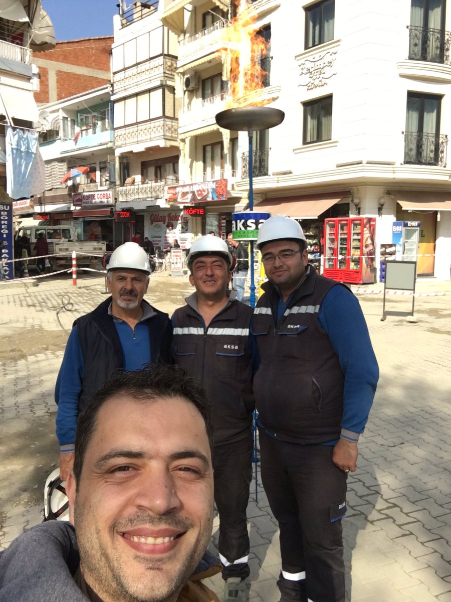 Gemlik Kumla da gaz yakma işleminide gördük. Sırada........