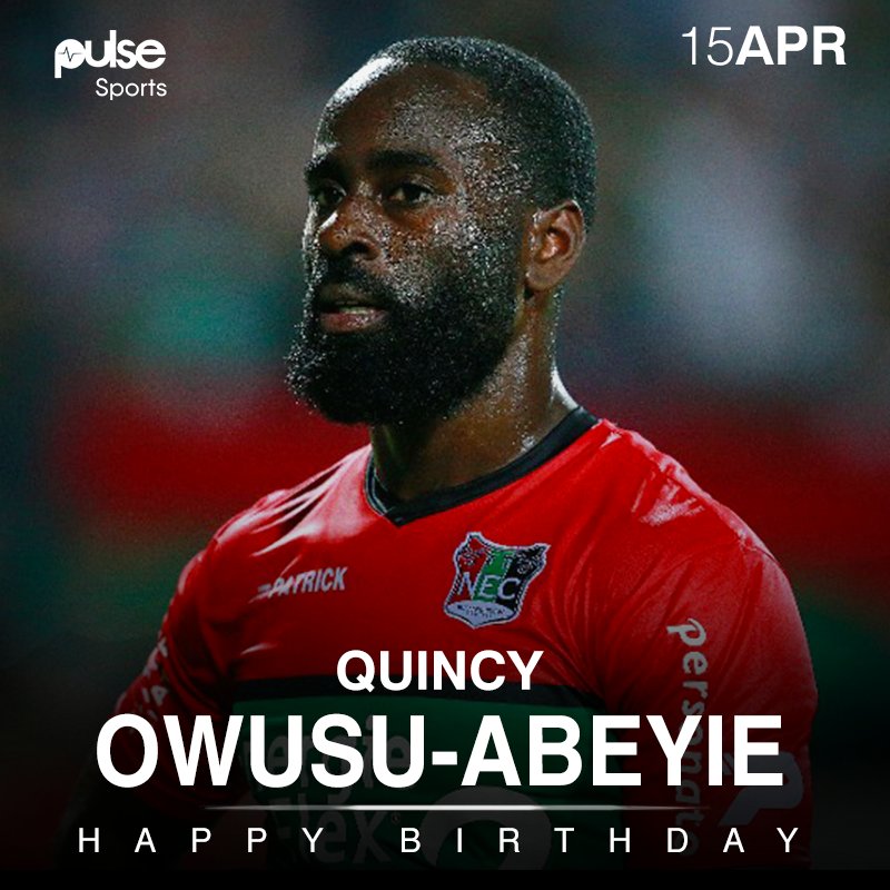 Happy birthday to former Ghana Black Stars player, Quincy Owusu-Abeyie. 