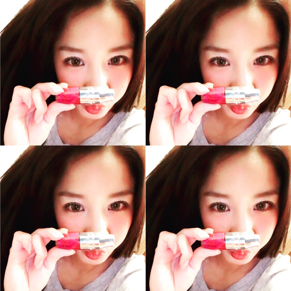 rarasaki's tweet photo. 今日もlipはこれ💄
#忙しい朝でもささっと塗れて
#お口パッパッ👄で出来上がり。
ベタベタしなくてサラっとしてるから
私は大好き🐰
#lancome
#ジューシーシェイカー
#berryinlove
#berryの香り ぷんぷん💗 https://t.co/vDUwWVOR1j