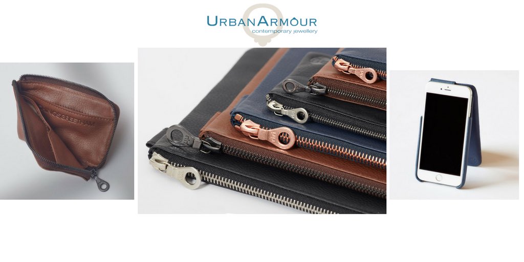 Men's luxury leather goods now in stock, exclusively for sale at Urban Armour. #leather #giftsformen