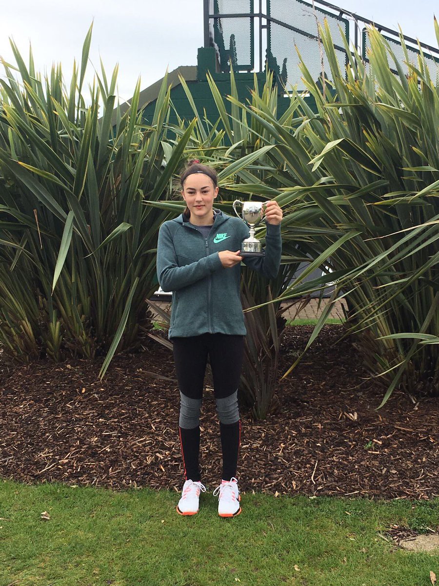 <a href="/WilsonTennisUK/">Wilson Tennis UK</a> Couldn't be happier for <a href="/lilshutch/">Lily Hutch</a> winning the grade 2 in Nottm. Hard working and pleasure to teach #ownit