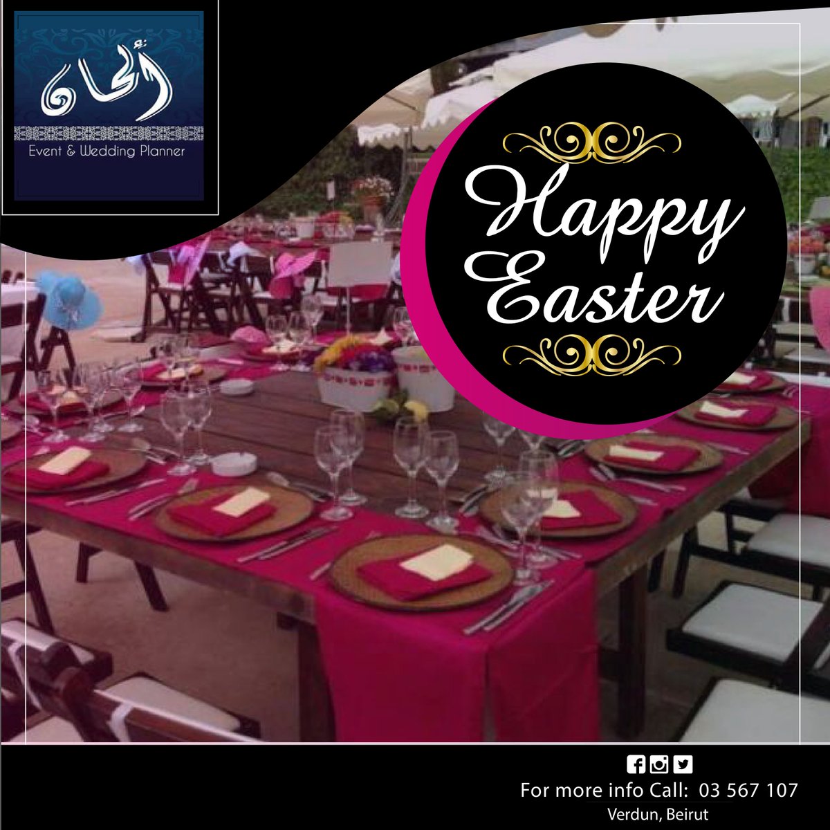 alhan_group's tweet photo. ~HAPPY EASTER~
Hurry to catch Our New Offers!!
#alhangroup #happyeaster #weddingplanner #zaffe #cake #specialgift #honeymoon #turkey https://t.co/XwYqKk4Zth