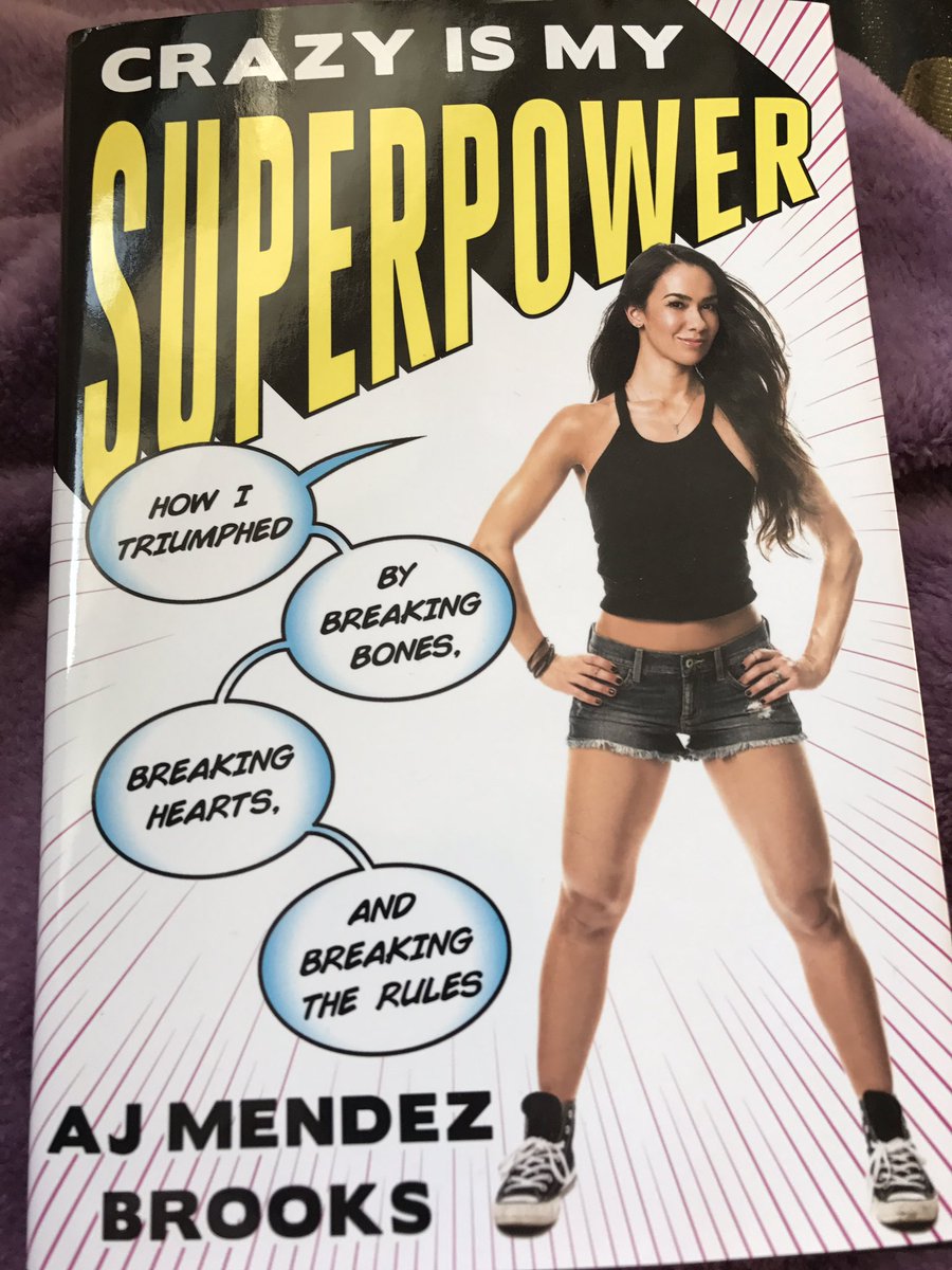 Jules670's tweet photo. Been waiting to read this for ages!!!! Finally got my hands on it today! @AJBrooks #CrazyIsMySuperpower https://t.co/dyxwD1xkA9