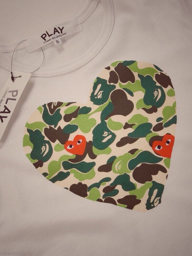 StwearFix's tweet photo. PLAY X BAPE https://t.co/8aEVpgyED8
