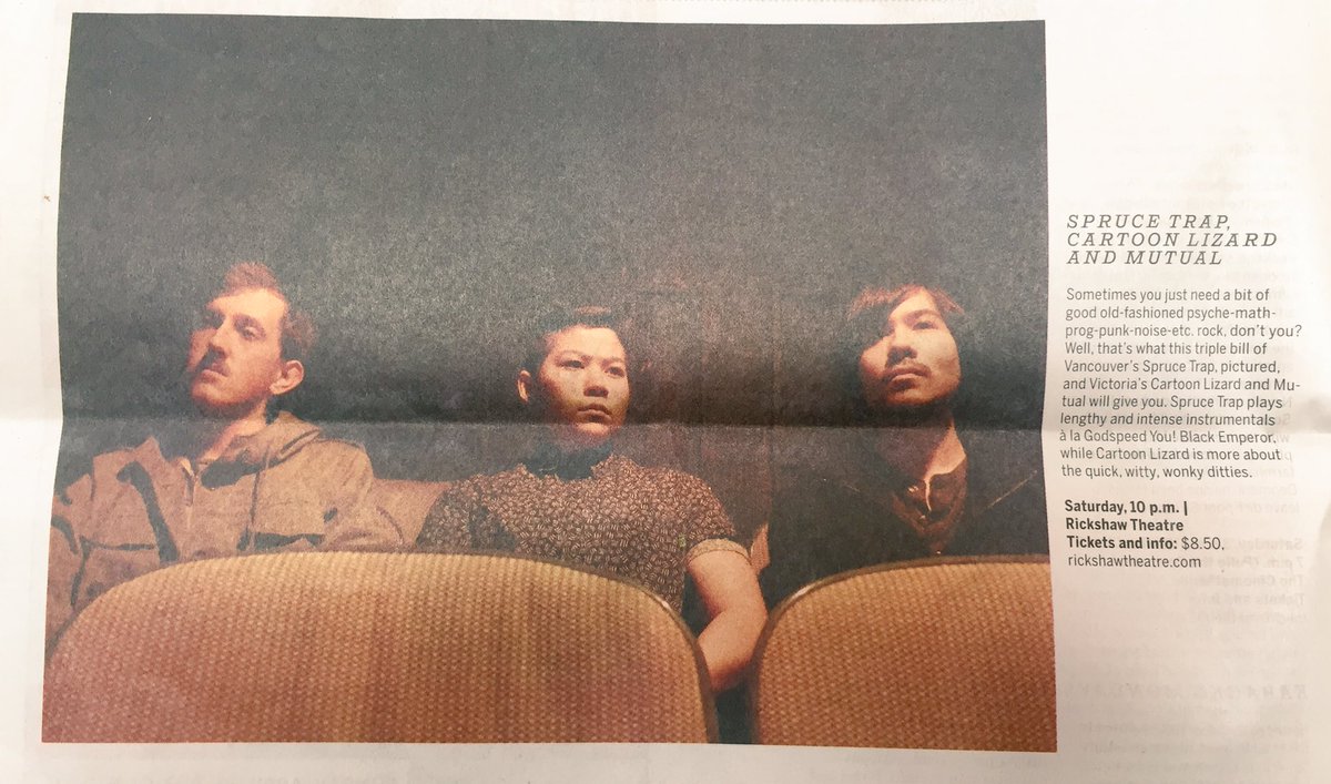 bigsmokeyvr's tweet photo. #sprucetrap plays @RickshawTheatre tonight! https://t.co/mqriSkyhtT