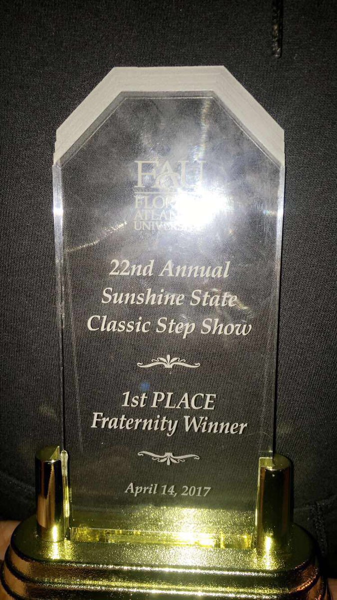 FAUalphas's tweet image. 2017 Sunshine State Classic Step Show champs! #LLUT