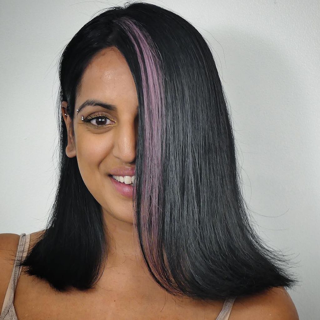 markgarrison_'s tweet photo. VIOLET STRIPE :natural silver stripe colored to violet #silverhair #coloredhair #violet #haircolortrend @shivanginโฆ https://t.co/3wMJP1wMLM https://t.co/r5YQisrqdO