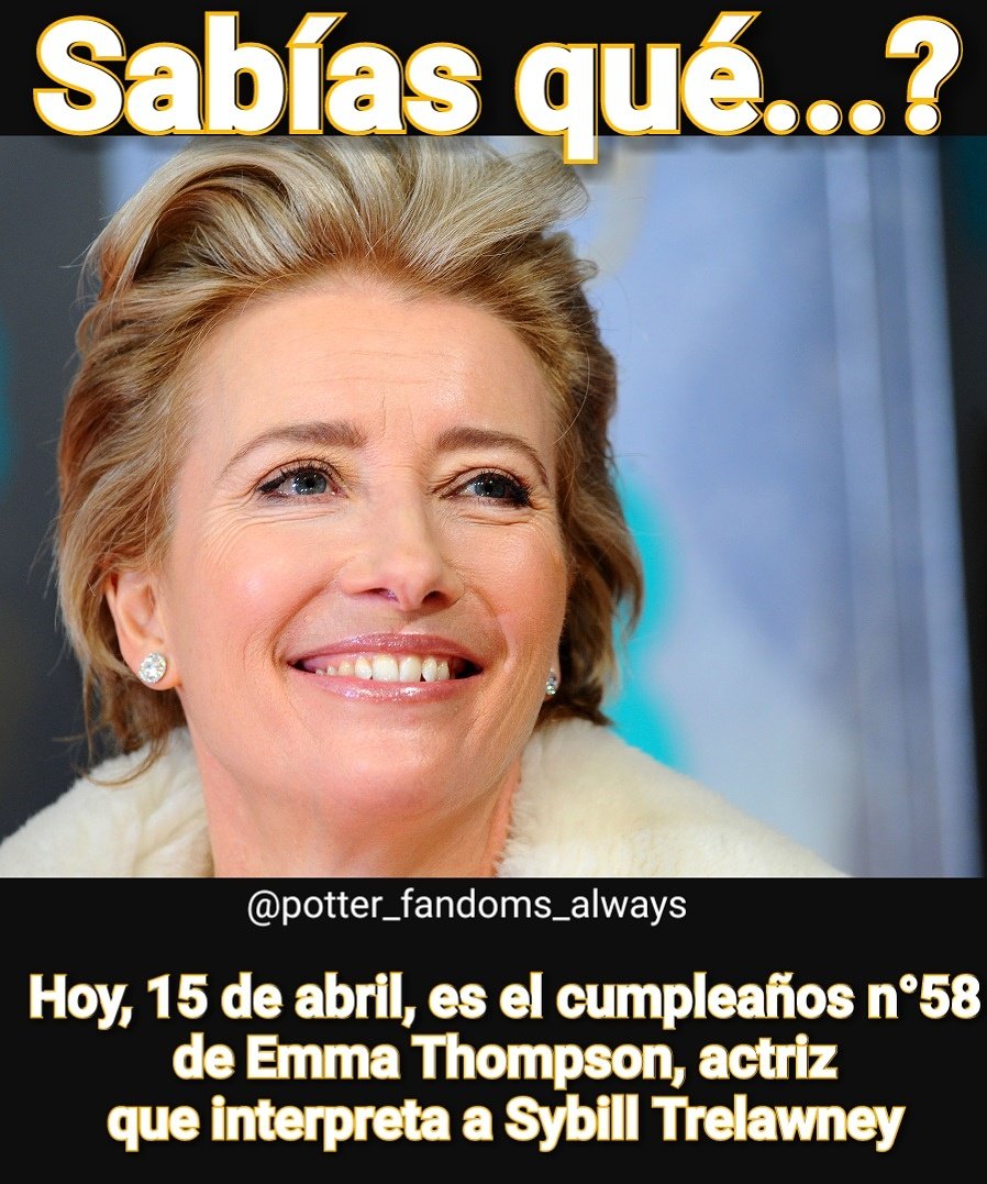 Happy birthday Emma Thompson!!    