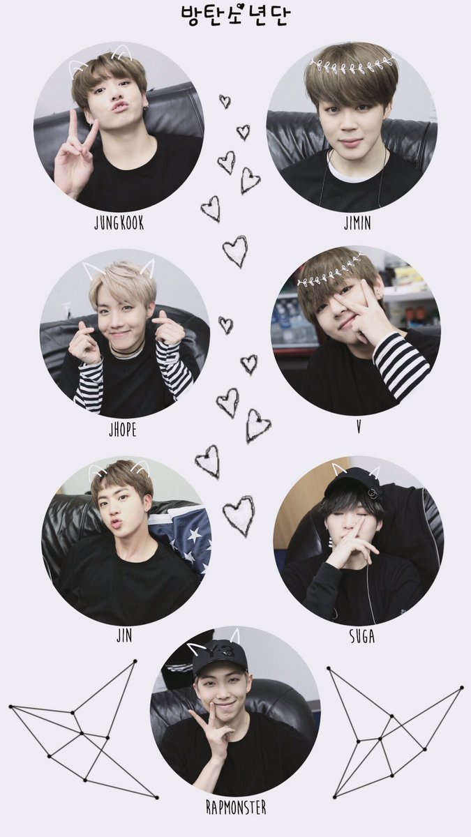 bangtancrushx's tweet photo. OT7 Wallpaper 🖤 

Save this pic? 
Like &amp; Rtwt it 🖤➰

#방탄소년단 #BTS #JIMIN #JIN #JUNGKOOK #JHOPE #V #SUGA #RAPMONSTER https://t.co/P0Jf4bi8Aj
