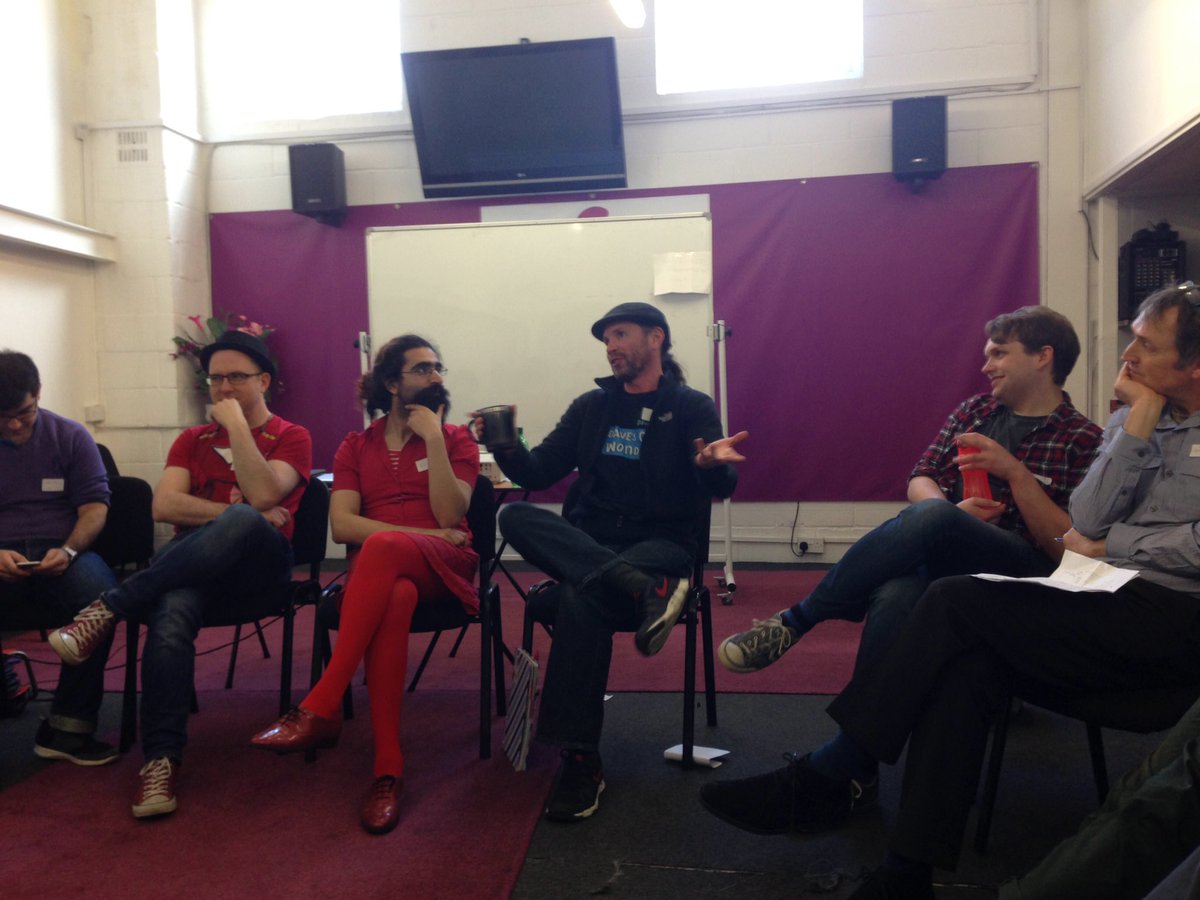 wisegoldfish's tweet image. Dave Cousins (@NorthSouthGames) details his journey as a publisher, including stickering 40000 discs  #BGDEVCON