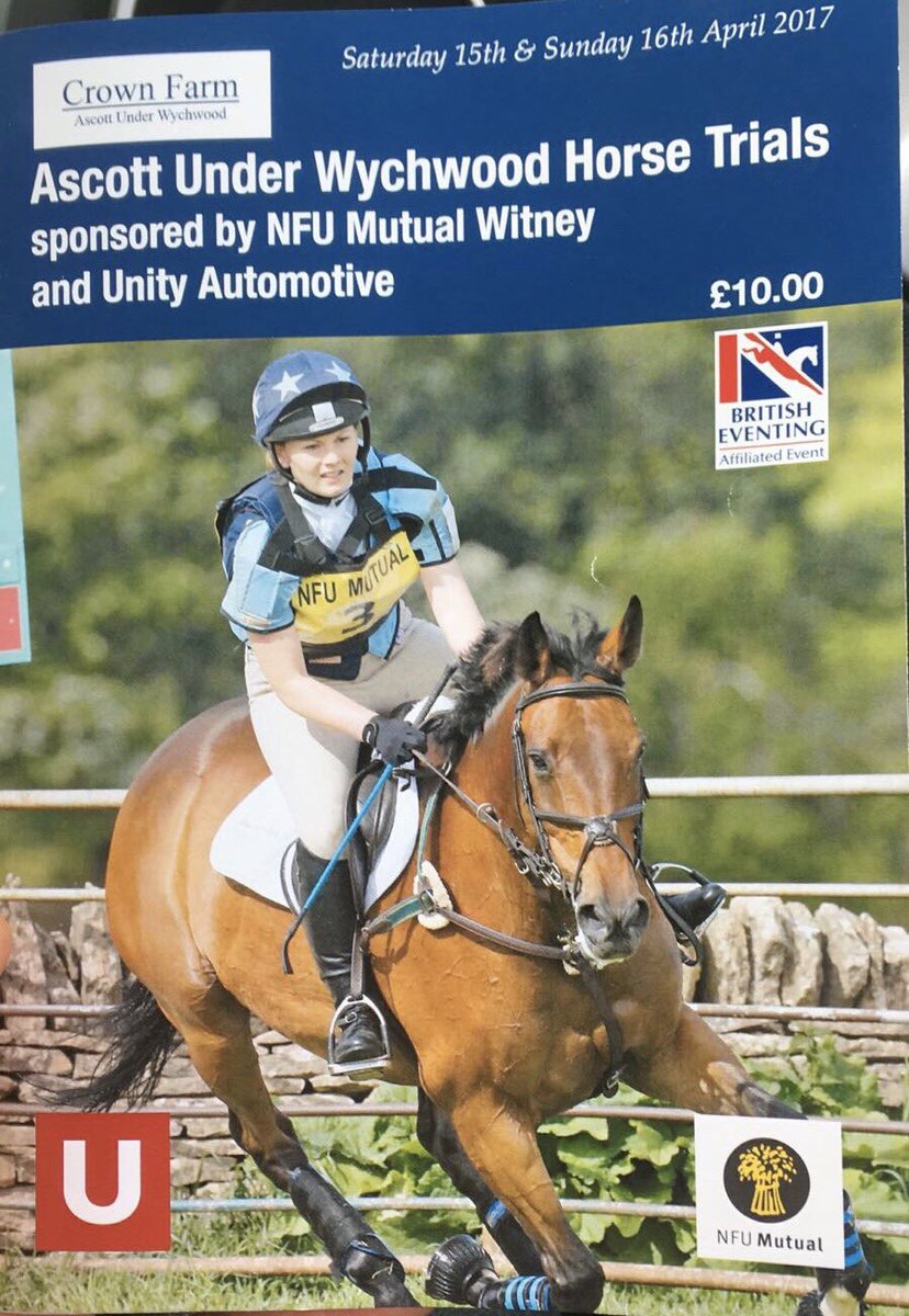 AMKReventing's tweet photo. Lady on the front of the @ascott_wychwood programme! 🦄 https://t.co/ykVVw99hka