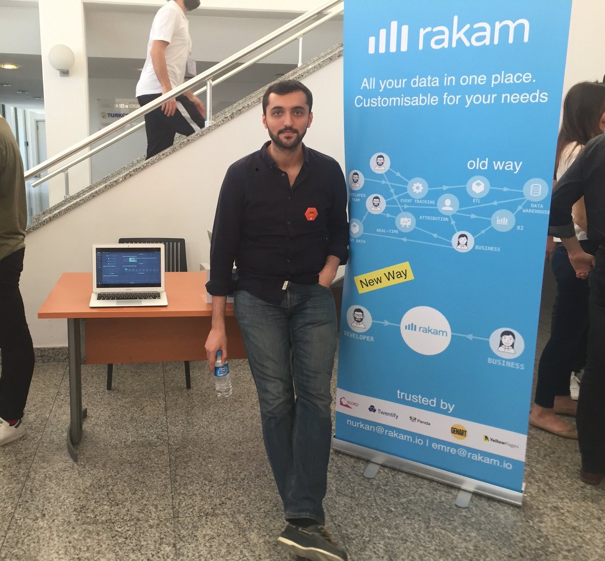 hackquarters's tweet photo. Farklı kaynaklardan veri toplama, analiz ve görselleştirme platformu #rakam @letscrowdup'ta! #crowdup #startup https://t.co/ZPhMZfl5Dh