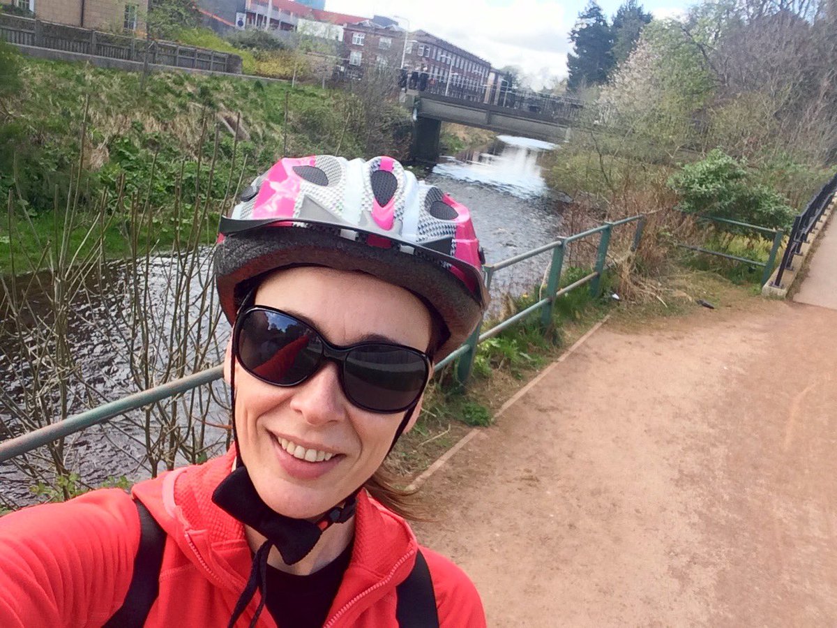 NixAllan's tweet photo. Exploring #EdinburghCyclePaths this morning. Thanks @ClaraB27 🚵🏻♀️ https://t.co/8igqZc6j79