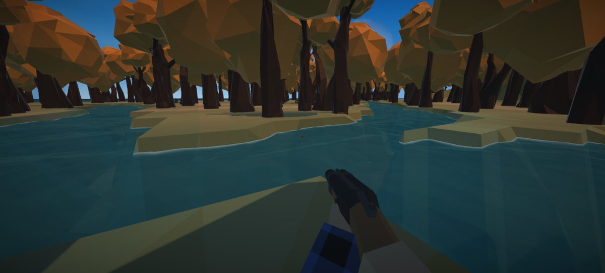 Working with a fall environment.
#ketaria #screenshotsaturday #lowpoly #indiedev
#gamedev #madewithunity #unity3d