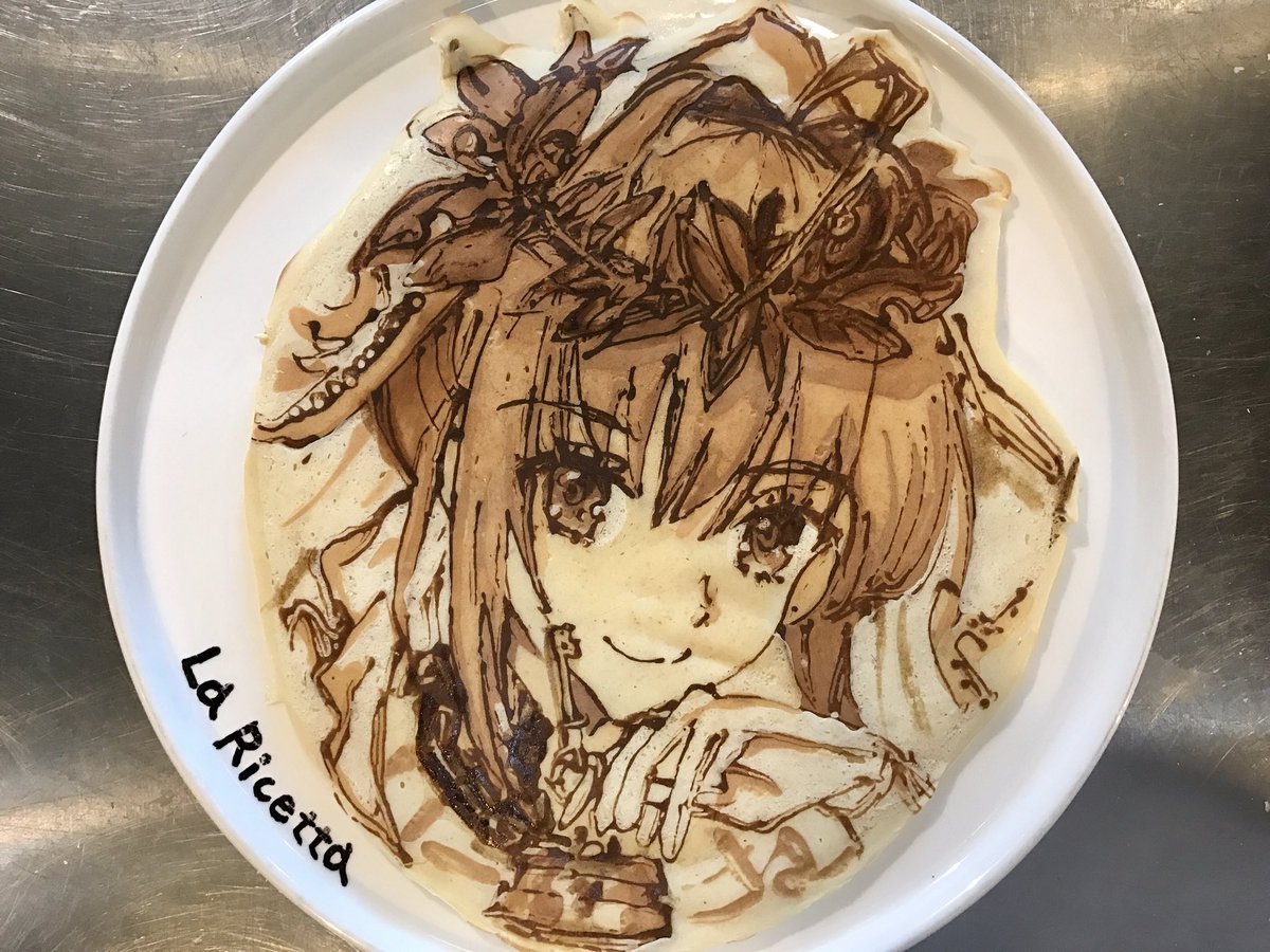 Laricetta99 パンケーキアートの作り方 Fgo ネロ クラウディウス パンケーキアート Fgo Fatego