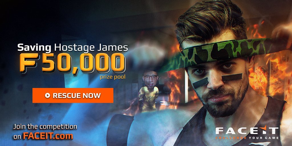 FACEIT on Twitter "Help save James in our Hostage Map Ladder, live in