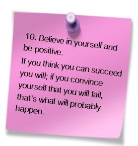 Twickenhamsch's tweet image. #RevisionTip number 10 - Believe in yourself!