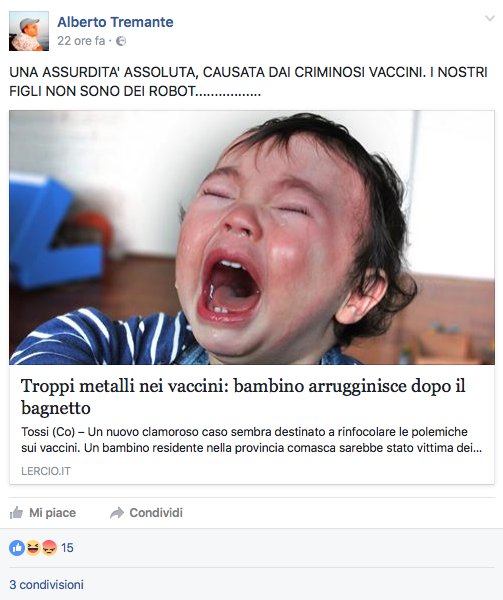 _Rodolo_'s tweet image. Ma si può essere più idioti di così ? Un noto antivaccinista abbocca ad un articolo di @lercionotizie #iovaccino #VaccinarSI