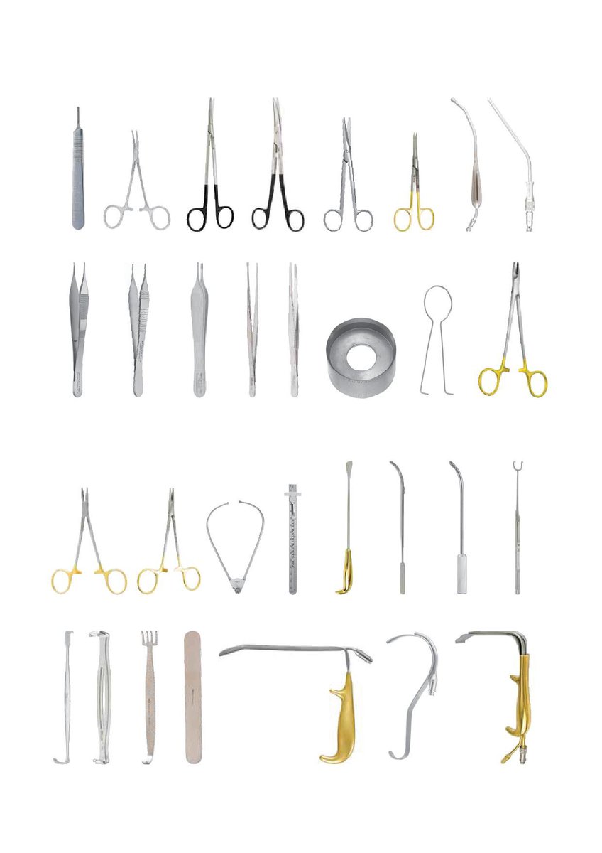 Набор инструментов для пластической хирургии
