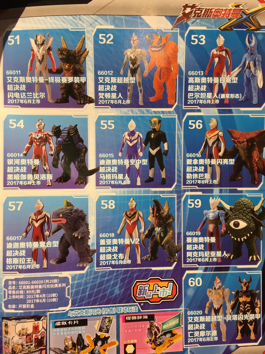 超対決シーリズ(中国版500シーリズ) ウルトラマンティガ スカイタイプ