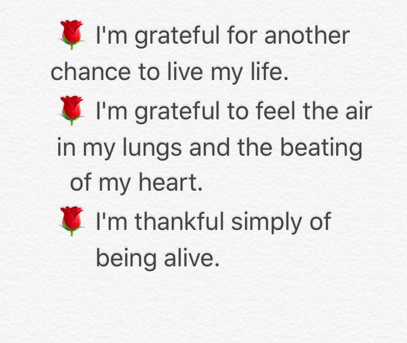 AJBodysculpt's tweet photo. Gratitude. A healthy habit. 
What are you grateful for? #Mindfulness https://t.co/sR8Uqz0H5D