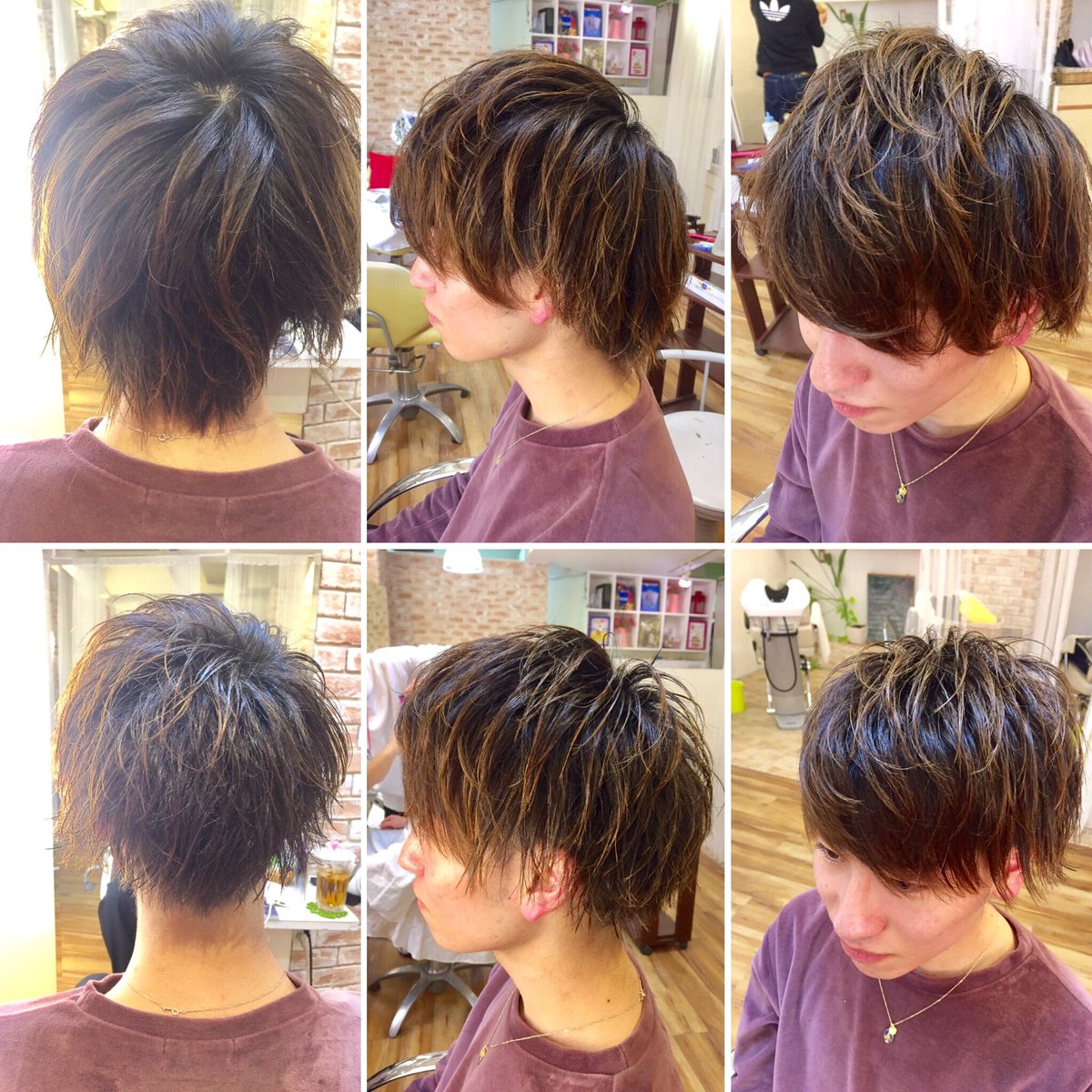 宮川太志 Hairmakefrei 代表 A Twitter お客様 束感カット メンズスタイル 長さを少し残してのマッシュ スタイル ストレート感強めで少し変化のあるマッシュに メンズスタイル集 髪型 人気 大阪 梅田 メンズカット 束感スタイル 美容室 男