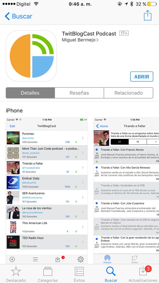 MZTech16's tweet image. @CANALJONAR @CDM_YT @Mytecnotube  si escuchas podcast te recomiendo la app de mi amigo Miguel Bermejo itunes.apple.com/us/app/twitblo… @TwitBlogCast