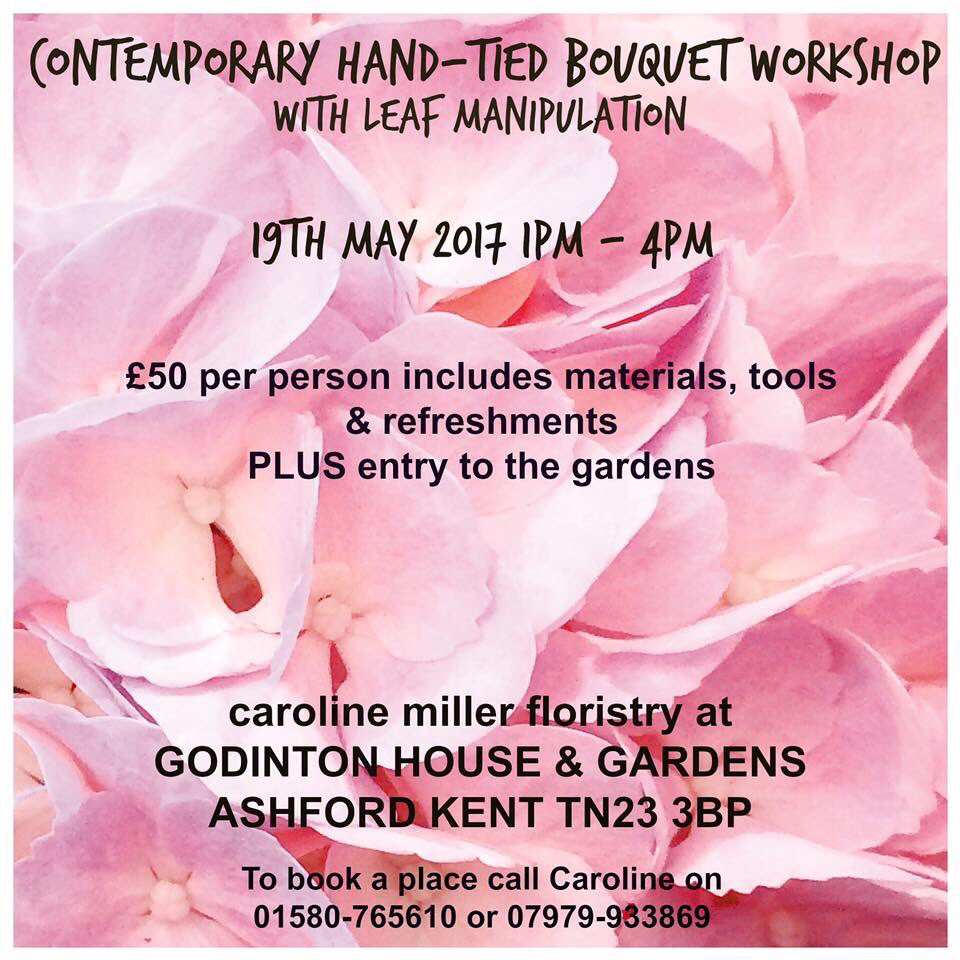 Plaiting palm? Weaving grasses?Contemporary Floristry Workshop 19th May <a href="/cmfloristry/">caroline miller</a> will be <a href="/Godinton/">Godinton House</a> Learn how to construct modern designs