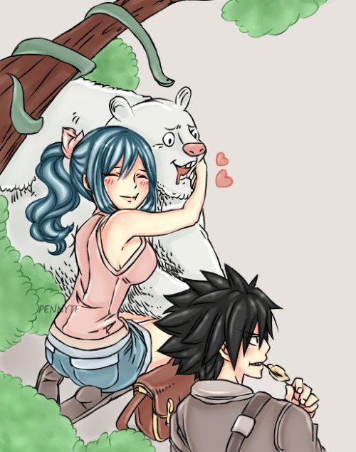 AnimeHive's tweet photo. Gray and Juvia forever, Gruvia♡ #FairyTail #MagnoliasRegime https://t.co/w5iCsVYFq5