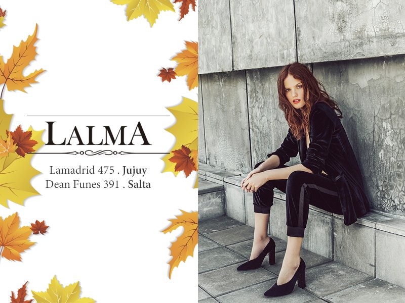 guiagpsjujuy's tweet photo. Descubrí la #ColeccionOtoñoInvierno2017 en #Lalma
Te esperamos en nuestras sucursales de #Jujuy y #Salta https://t.co/IvJE6IGR6k