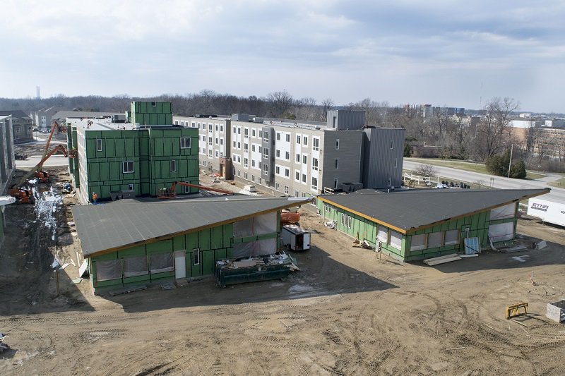 facilitiesmsu's tweet photo. PHOTOS: 1855 Place April updates. https://t.co/2I2DS57H8n #msuconstruction https://t.co/6bLOItl8zN
