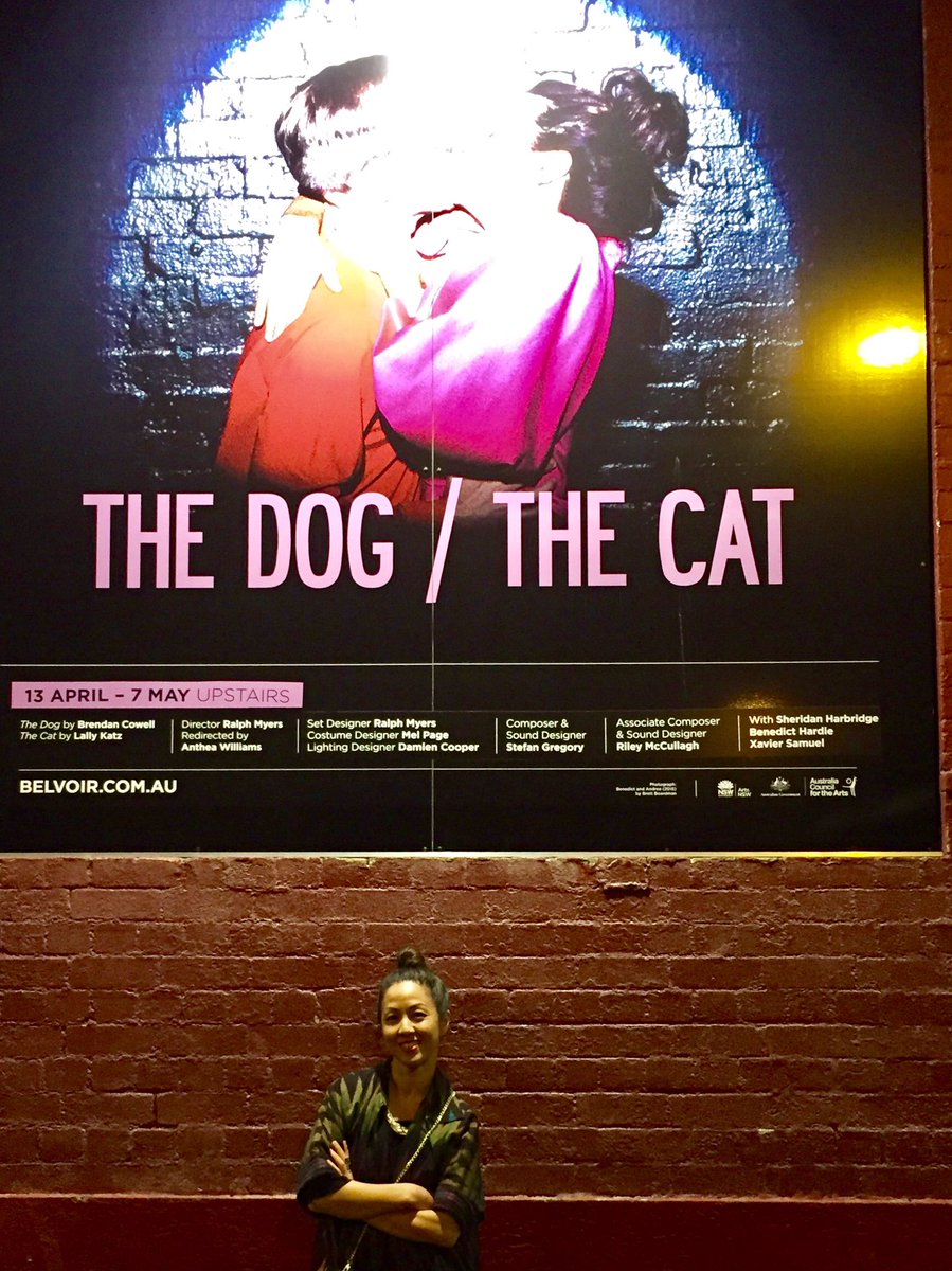 Gr8 night of theatre <a href="/BelvoirSt/">Belvoir</a> tonight. Induced happy hormones and renewed my faith in the 🐶😻kingdom &amp; the healing properties of rap. 👏👏👏