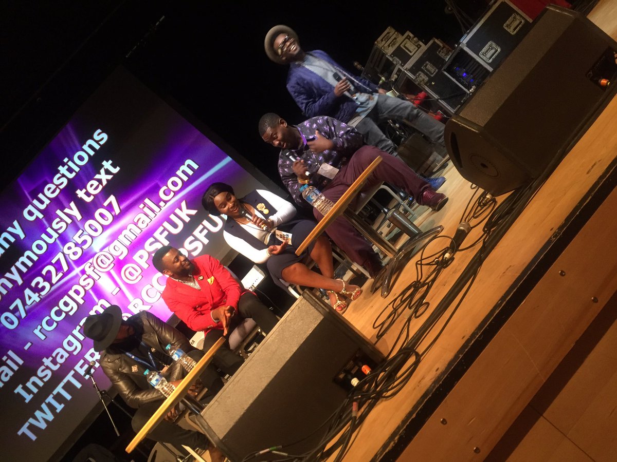 thesarahari's tweet photo. Questions and Answers session @rccgpsfuk #PSFUK @FaithChildMusic @LekeAdeboye Lara, Ayo and CDJ #iLovePSF https://t.co/DrvvYHlk8y