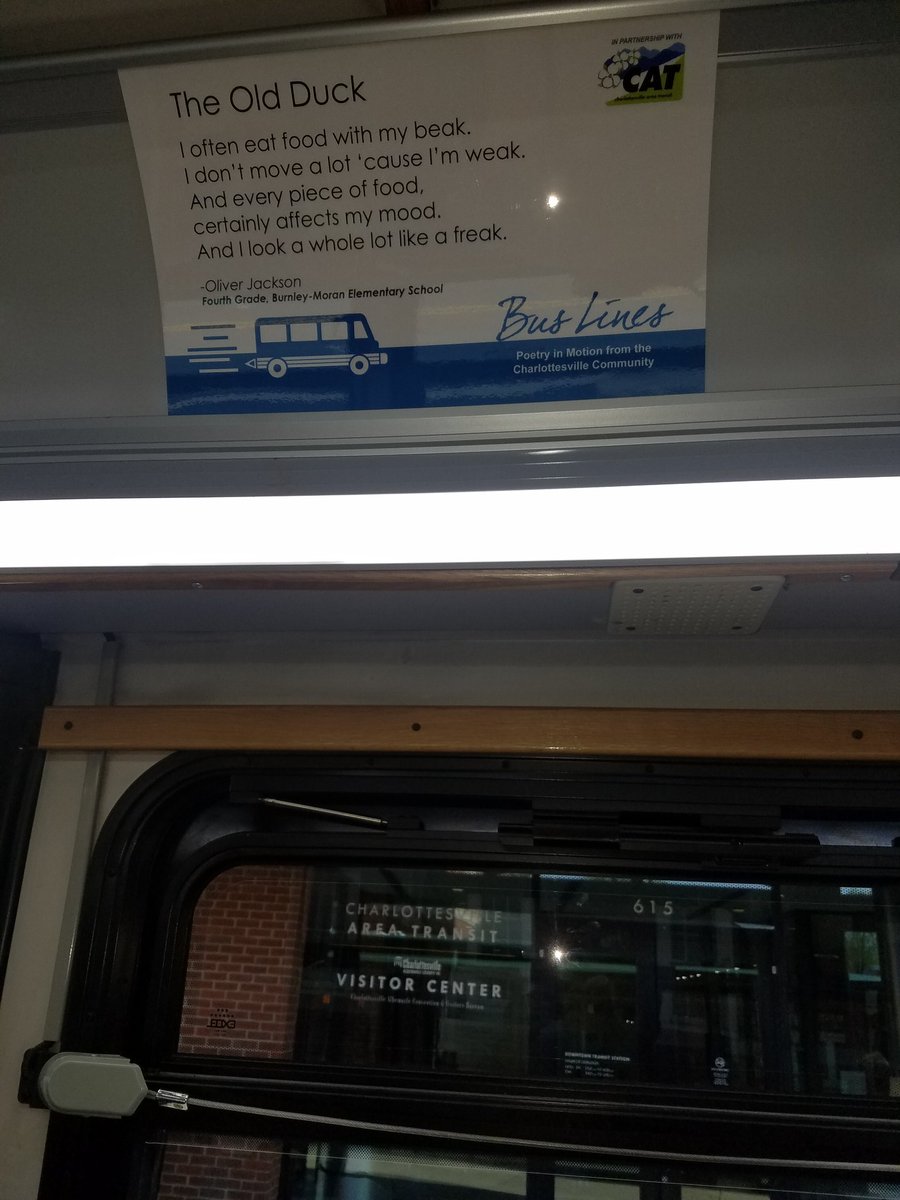 Josh_Edwards11's tweet photo. Exploring @CvilleCityHall on free downtown trolley with a side of poetry #HTS17 @hometownsummit https://t.co/PR7XeK4Fon