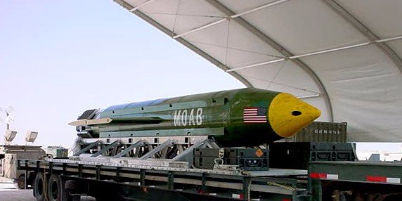 Afghan official: death toll from US' 'mother of all bombs' rises to 94 read.bi/2piNMY3