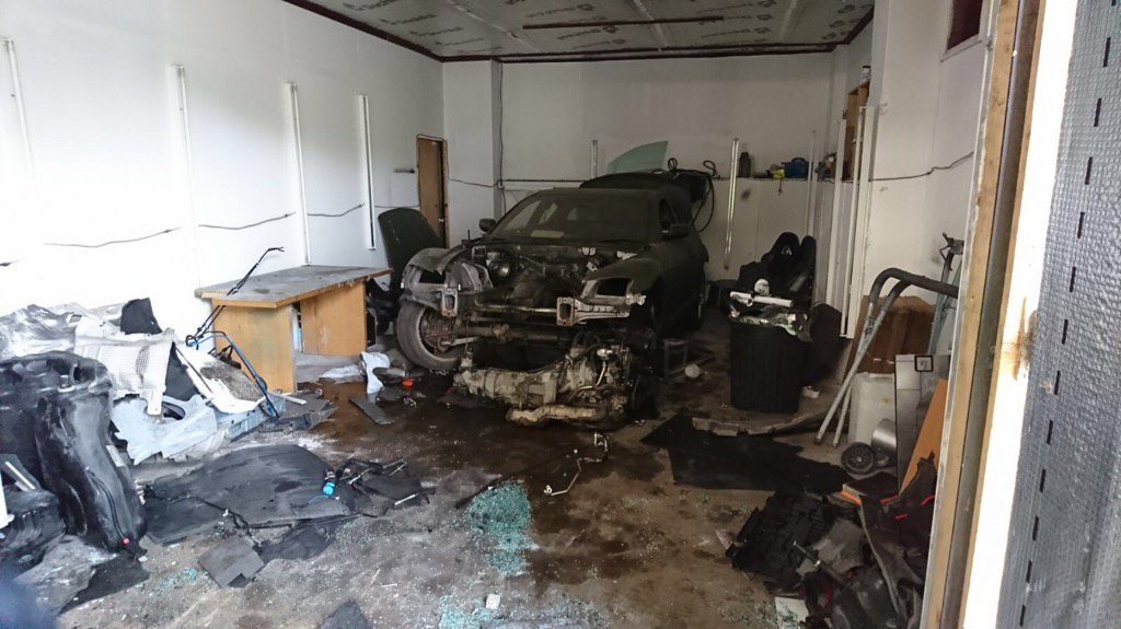 So can you guess what it was? With a transverse engine unusual #supercars #STOLEN