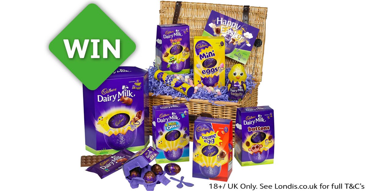 TheZebraGroup's tweet photo. We've teamed up with the Easter (ok... @CadburyUK) for a chance for you to #WIN this CRACKING Chocolate Hamper, simply RT &amp; F @myLondis https://t.co/afSTpXf6Ps