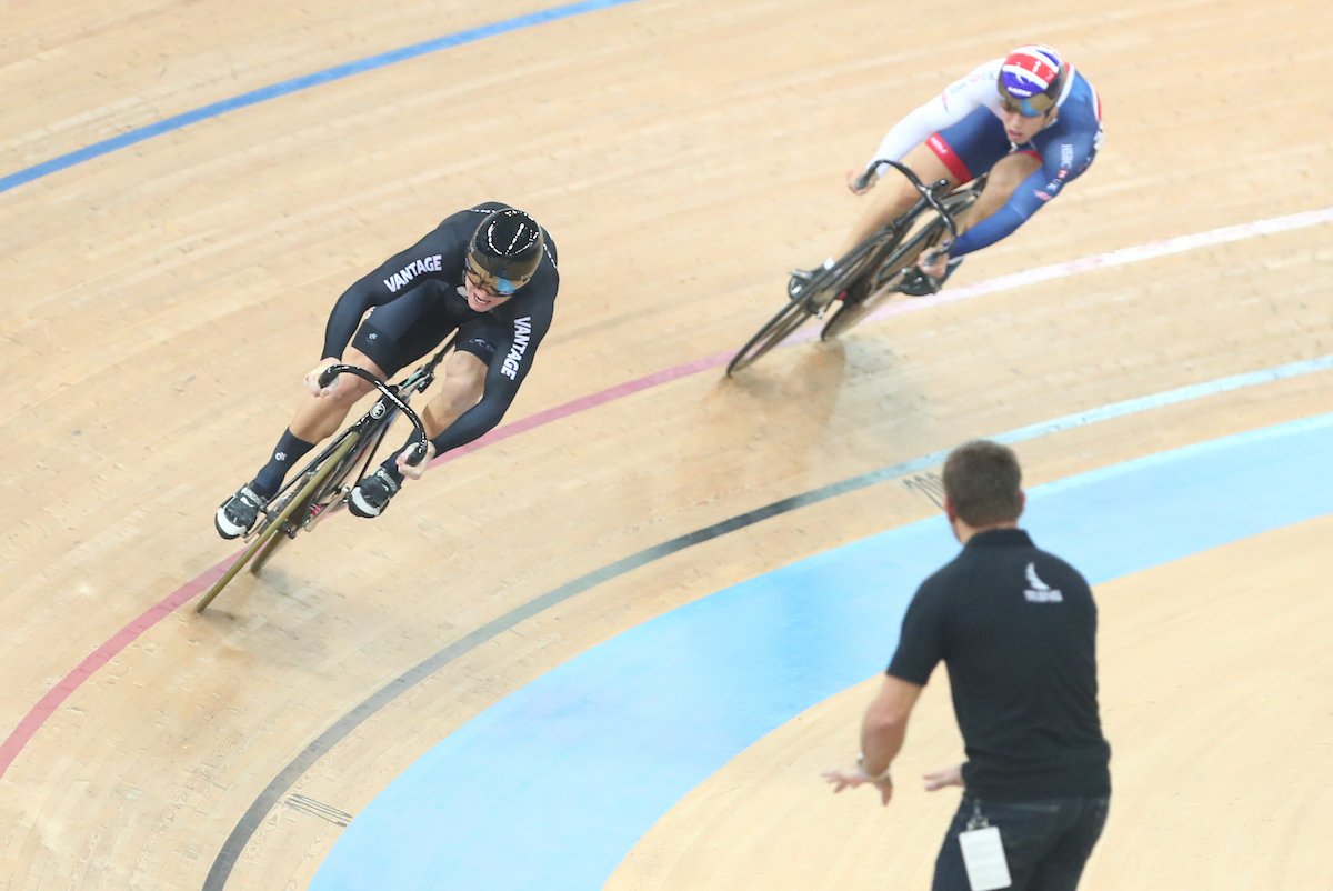UCI_Track's tweet photo. New Zealand's @EthanMitchell3 takes🥉in the Men's Sprint! #TWC2017 https://t.co/x3bQKK9L5R