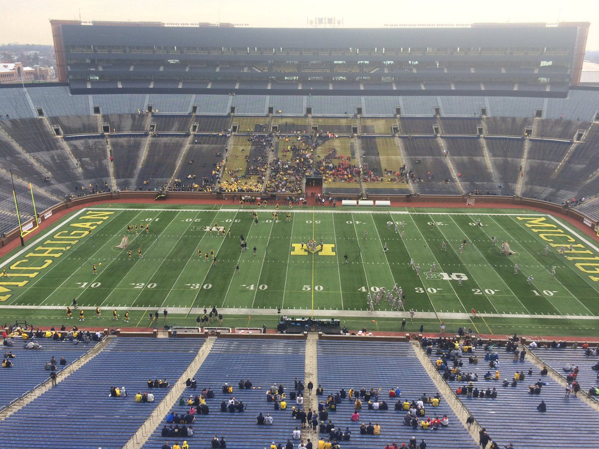 MLangkos's tweet photo. About to watch my first ever B1G Lacrosse game as the Wolverines face their all-time rival Buckeyes! #PaidToWatch #BTN #SpringGameNext https://t.co/kMdILzgvu7