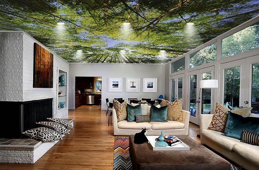 Laqfoil's tweet image. Do you like this #design of living room with #printedceiling? ift.tt/2nOUG7A