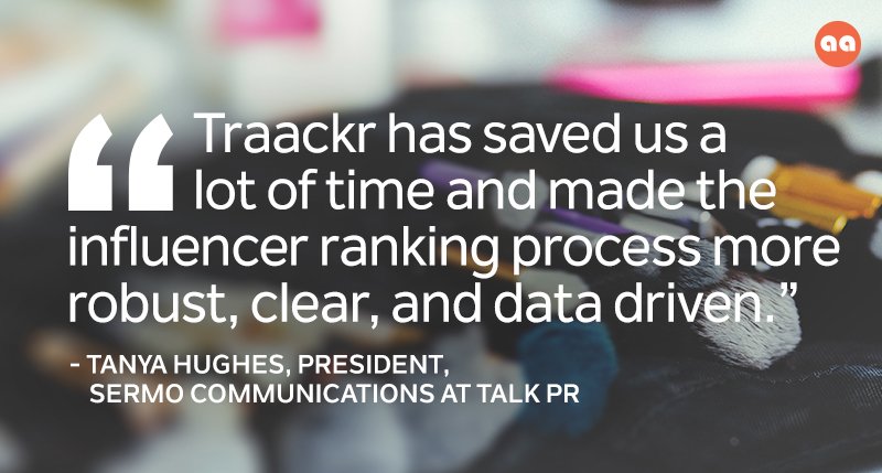 traackr's tweet photo. Learn why the 2017 @SERMOComms #influencer index is more robust this year than ever before https://t.co/4zTHRkwDcg https://t.co/j507EzesIS