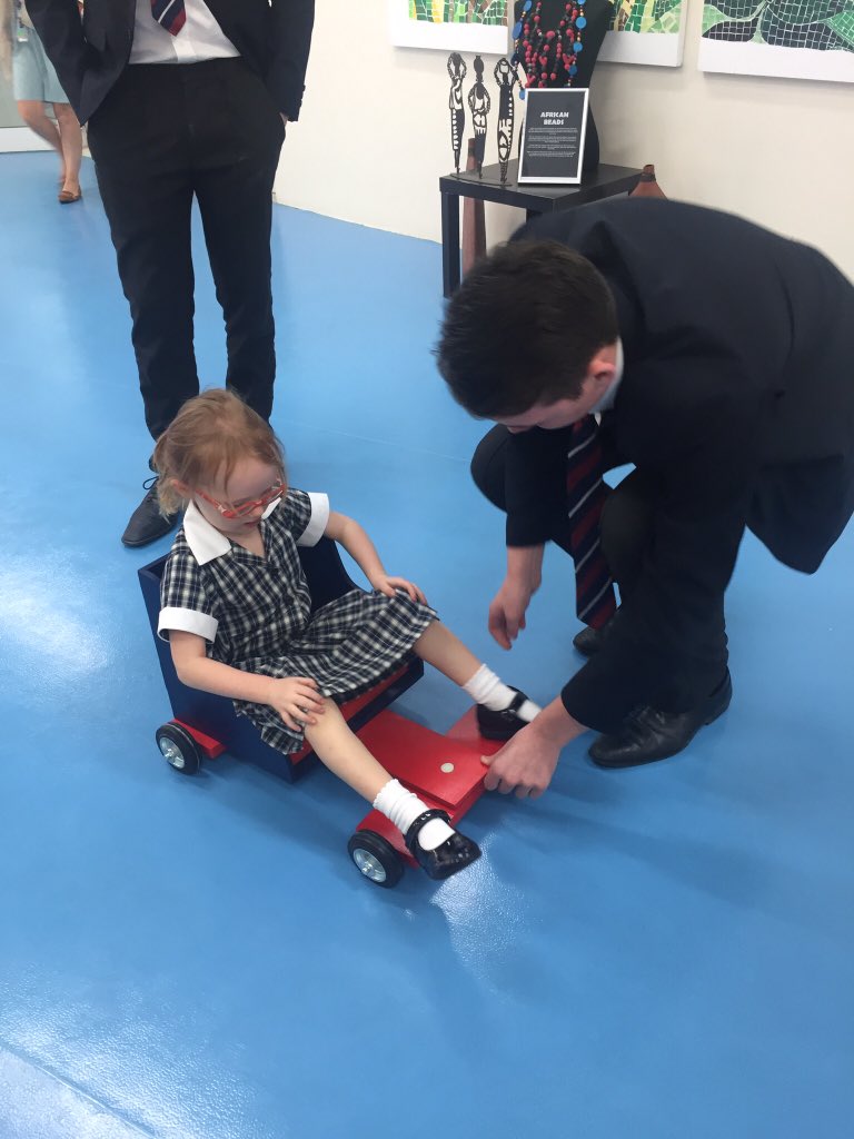 BCADfs1's tweet photo. Fantastic collaboration with  #BCADfs1 and #BCADsenior. GCSE pupils testing their DT toy project. @BCADdesigntech #teamBCAD #BCADinnovation https://t.co/aR7up3CvgS