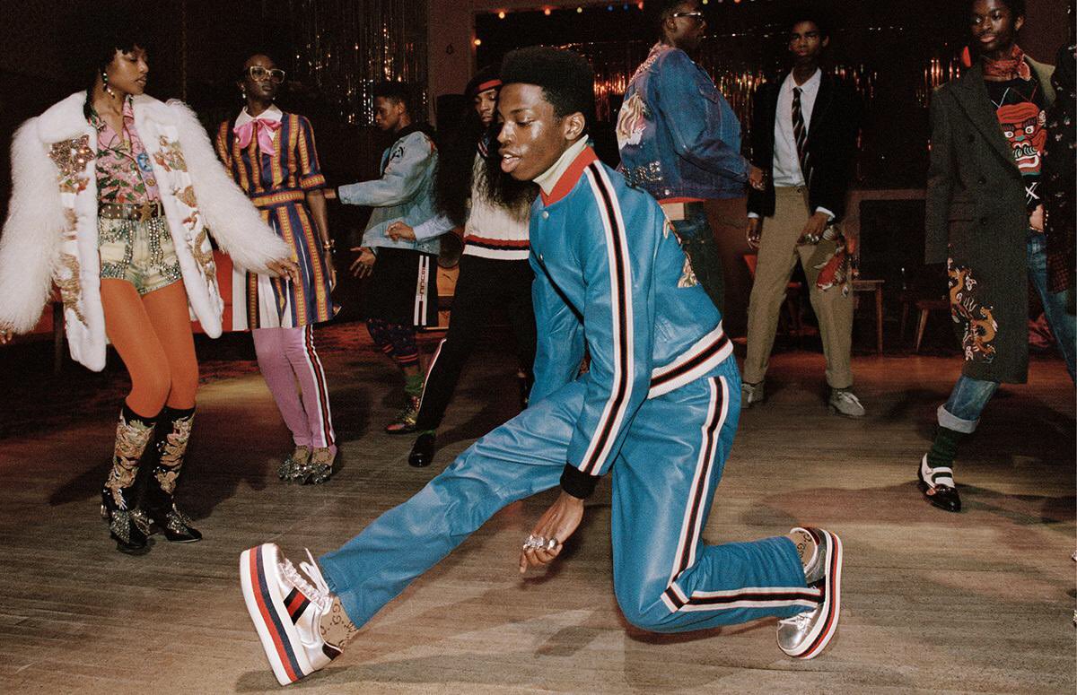yellowmelonpr's tweet photo. We're loving @gucci's new campaign #prgals #dance #Gucci https://t.co/ckjU4MM6Ax