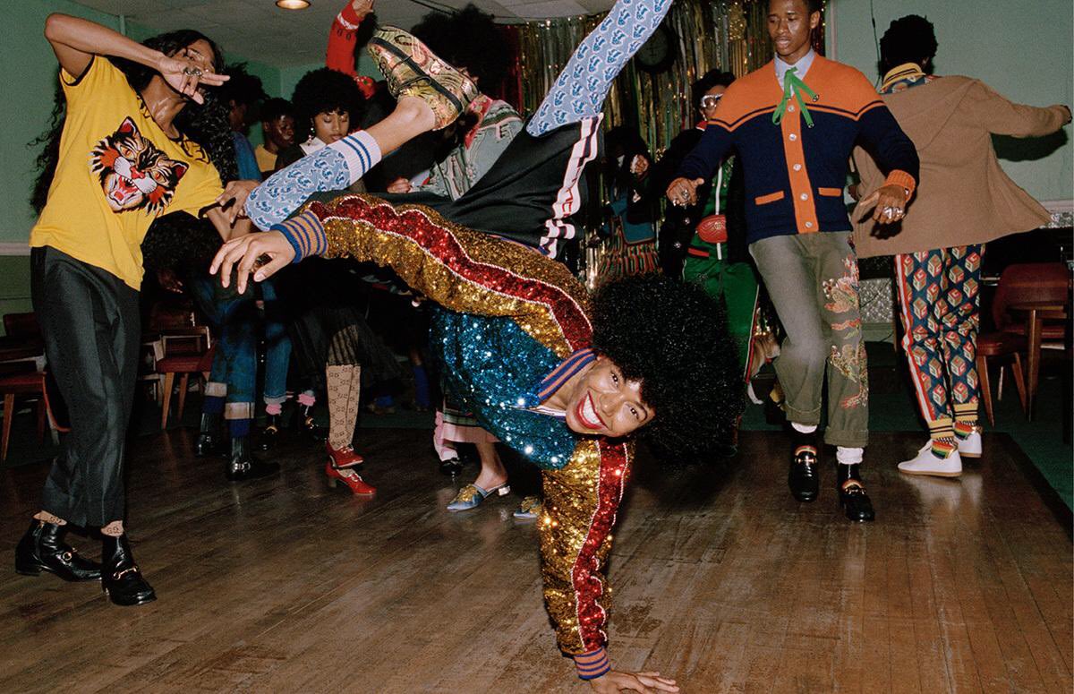 yellowmelonpr's tweet photo. We're loving @gucci's new campaign #prgals #dance #Gucci https://t.co/ckjU4MM6Ax