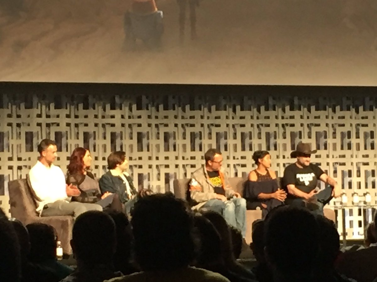 TylerSharp's tweet image. #StarWarsRebels cast at #SWCO!